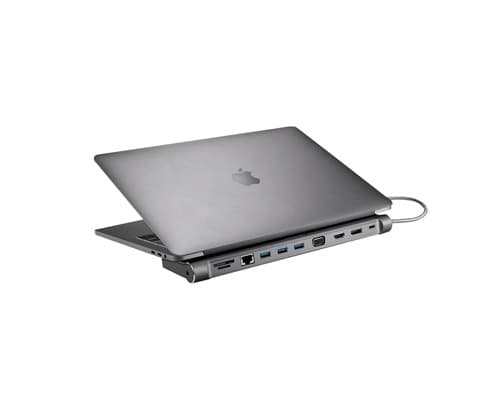 XtremeMac XWH-CDH-13 - Dokkingstasjon - USB-C - VGA, HDMI, DP - 1GbE