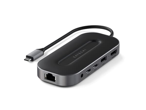 Satechi Multiport W - Dockningsstation - USB4 - HDMI - 10Mb LAN