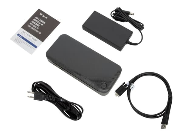 Targus - Dokkingstasjon - USB-C 3.2 Gen 2 / Thunderbolt 3 - 2 x HDMI, 2 x DP - 1GbE