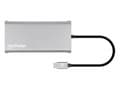 Pikkukuva 2 / 5: Manhattan 130660, Ledningsført, USB 3.2 Gen 1 (3.1 Gen 1) Type-C, 100 W, 10,100,1000 Mbit/s, Alumiini, MicroSD (TransFlash), SD, SDHC, SDXC