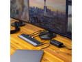 Miniatyrbilde 5 av 5: j5create JCD543P-EN USB-C® dokkingstasjon for tre skjermer med 100W PD-adapter - EU, Koblet med ledninger (ikke trådløs), USB 3.2 Gen 1 (3.1 Gen 1) T