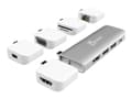 Miniatyrbild 3 av 5: j5create JCD389-N - Mini-dockningsenhet - USB-C - HDMI