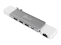 Miniatyrbild 1 av 5: j5create JCD389-N - Mini-dockningsenhet - USB-C - HDMI
