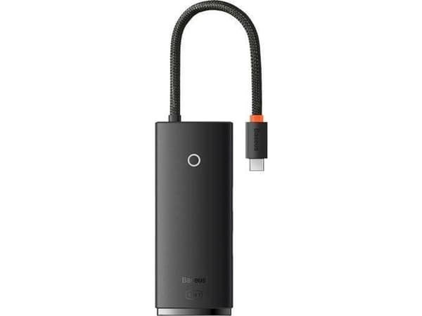 Liitäntäasema/adapteri USB C -pistoke - 2xUSB3.0, HDMI, USB C PD (lataus), SD/Micro SD-paikat BASEUS