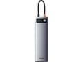 Miniatyrbild 5 av 5: Baseus Metal Gleam Series 11-in-1, Kabel, USB 3.2 Gen 1 (3.1 Gen 1) Type-C, 100 W, 3,5 mm, 10,100,1000 Mbit/s, 10BASE-T,100BASE-TX,1000BASE-T