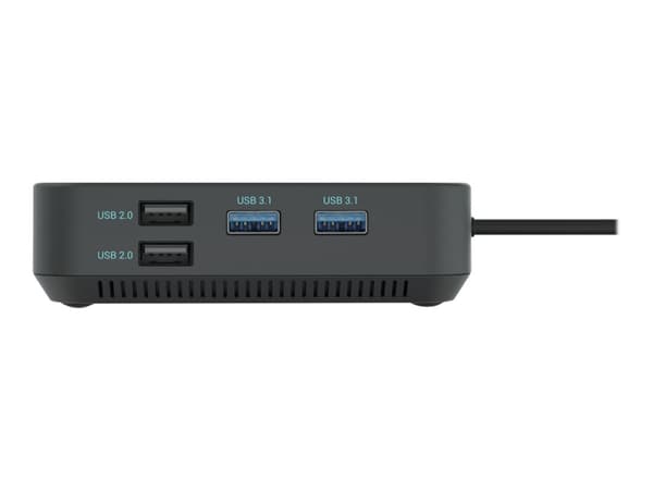 i-Tec - Dokkingstasjon - USB-C / USB4 / Thunderbolt 3 / Thunderbolt 4 - HDMI, 2 x DP++ - 1GbE - 112 watt - Europa