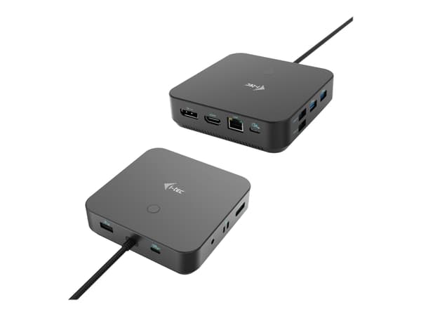 i-Tec - Dokkingstasjon - USB-C / Thunderbolt 3/USB4 - 2 x DP, HDMI - 1GbE