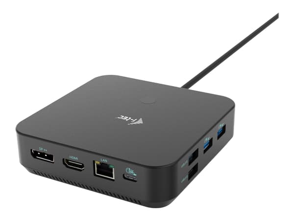 i-Tec - Dokkingstasjon - USB-C / Thunderbolt 3/USB4 - 2 x DP, HDMI - 1GbE