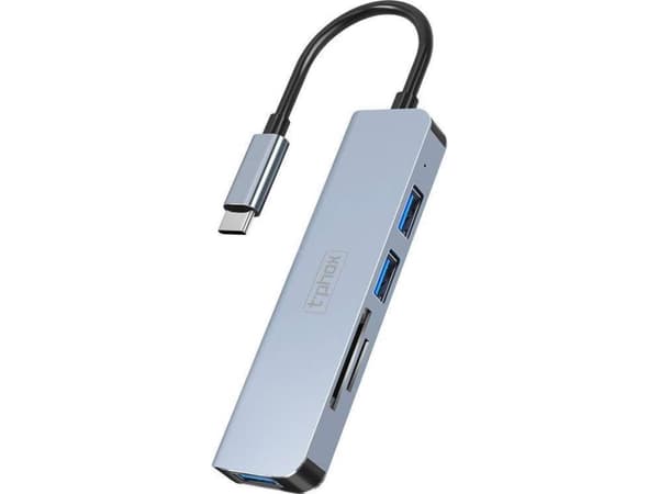 T-Phox HUB station/replikator T-PHOX TPH2041 5IN1 USB-C/HDMI USB3.0x1+USB2.0x1+HDMI 4K