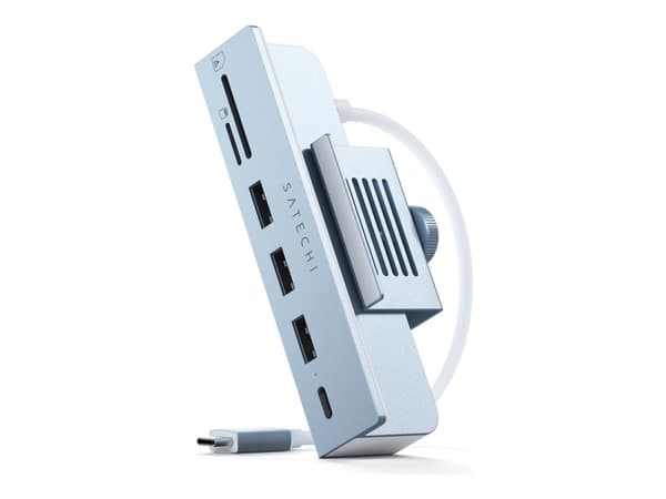 Satechi USB-C Clamp Hub 24" iMacille (2021) - Blå