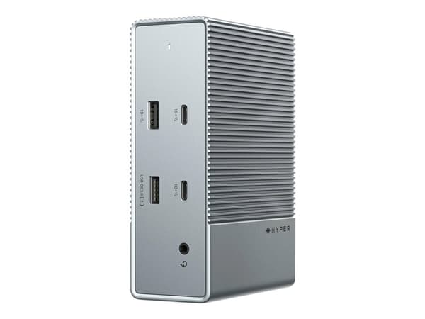HyperDrive GEN2 - Dokkingstasjon - USB-C - 2 x HDMI, 2 x DP - 1GbE - Europa