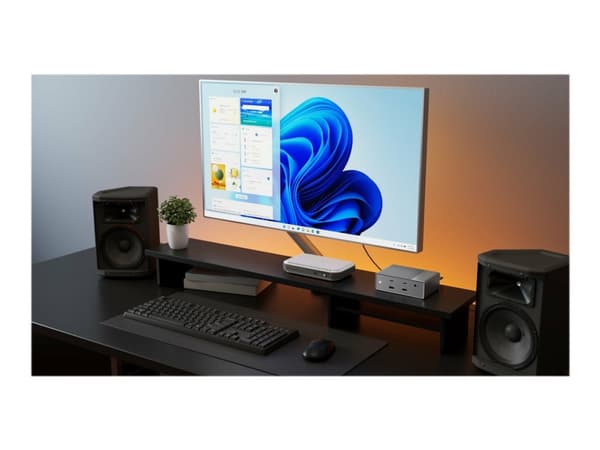 HyperDrive GEN2 - Dokkingstasjon - USB-C - 2 x HDMI, 2 x DP - 1GbE - Europa