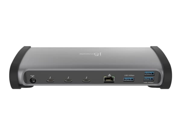 j5create JTD562 - Dockningsstation - USB-C / Thunderbolt 3 / Thunderbolt 4 - 2 x Thunderbolt 4 - GigE - 135 Watt