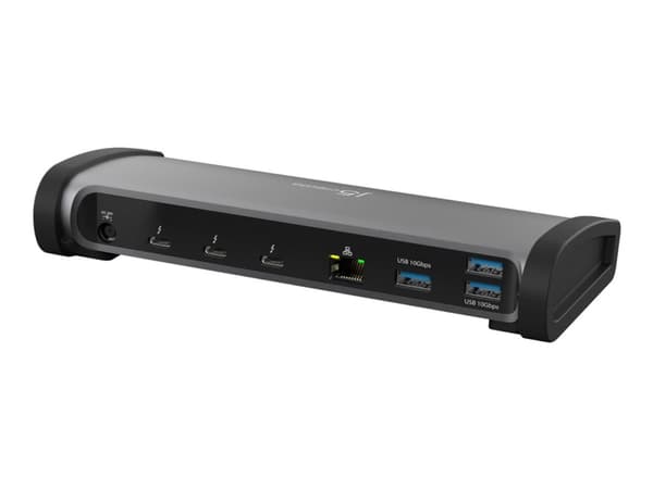 j5create JTD562 - Dockningsstation - USB-C / Thunderbolt 3 / Thunderbolt 4 - 2 x Thunderbolt 4 - GigE - 135 Watt