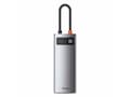 Miniatyrbilde 1 av 5: Baseus WKWG020013, Koblet med ledninger (ikke trådløs), USB 3.2 Gen 1 (3.1 Gen 1) Type-C, 100 W, Grå, 30 Hz, Aluminium