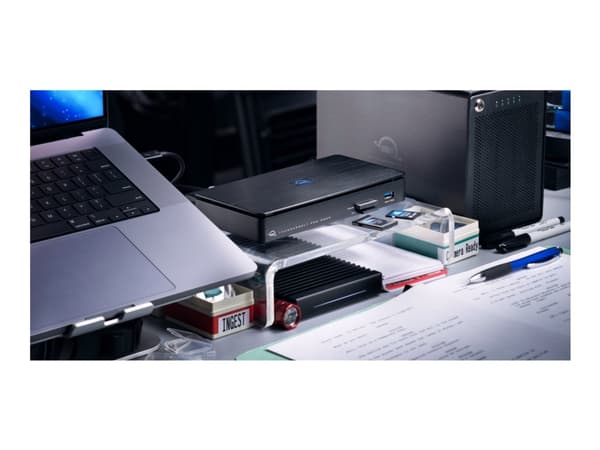 OWC Thunderbolt Pro Dock - Dokkingstasjon - Thunderbolt - DP - 1GbE, 10GbE - 180 watt