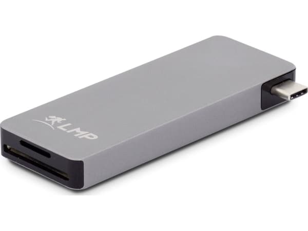 LMP 18122, USB 3.2 Gen 1 (3.1 Gen 1) Type-C, Sølv, MicroSD (TransFlash), SD, SDHC, SDXC, USB 3.2 Gen 1 (3.1 Gen 1) Type-A, USB 3.2 Gen 1 (3.1 Gen 1)