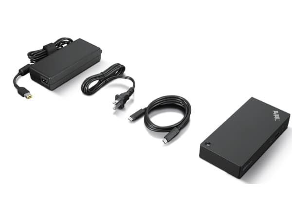 Lenovo - Dokkingstasjon - USB-C - HDMI, 2 x DP, Thunderbolt, USB4 - 1GbE - 90 watt