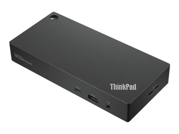 Lenovo ThinkPad Universal USB-C Smart Dock, Ledningsført, USB 3.2 Gen 1 (3.1 Gen 1) Type-A + Type-C, 96 W, 10,100,1000 Mbit/s, Sort, FCC/ICES; CE; RC