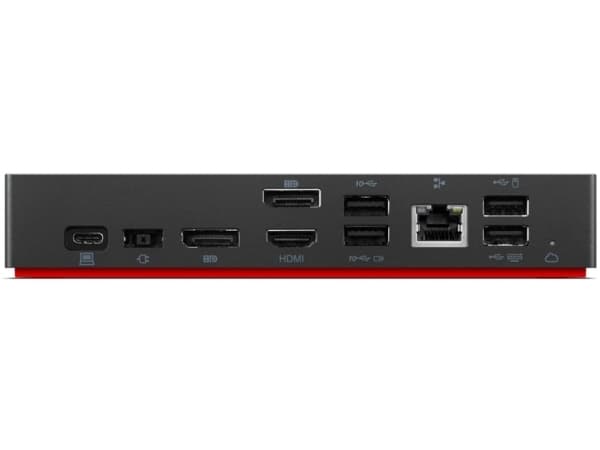 Lenovo ThinkPad Universal Thunderbolt 4 Smart Dock, Kabel, Thunderbolt 4, 3,5 mm, Svart, 40 Gbit/s, 60 hz