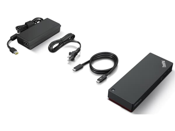 Lenovo ThinkPad Universal Thunderbolt 4 Smart Dock, Kabel, Thunderbolt 4, 3,5 mm, Svart, 40 Gbit/s, 60 hz