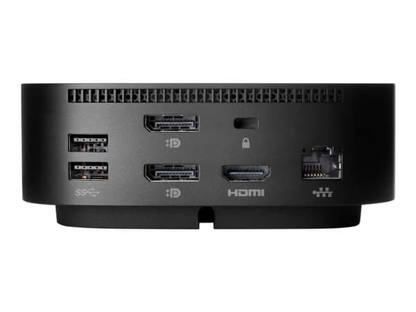 HP USB-C/A Universal Dock G2 - Dockningsstation - USB-C - HDMI, 2 x DP - 1GbE - 100 Watt - för EliteBook 830 G6; Pavilion x360 Laptop; ZBook Firefly