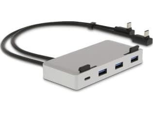 LMP 19095, Kabel, USB 3.2 Gen 1 (3.1 Gen 1) Type-C, 85 W, 10,100,1000 Mbit/s, Silver, 5 Gbit/s