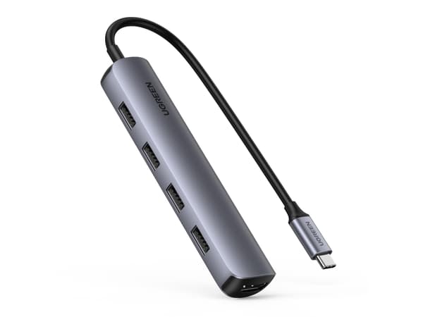 Ugreen 20197, USB 3.2 Gen 1 (3.1 Gen 1) Type-C, HDMI, USB 3.2 Gen 1 (3.1 Gen 1) Type-A