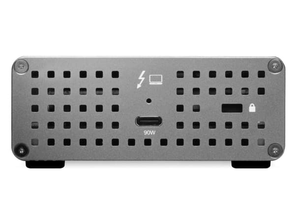 OWC THUNDERBOLT GO DOCK, telakointi, Thunderbolt 4, 90 W, 2500 Mbit/s, Grå, SD