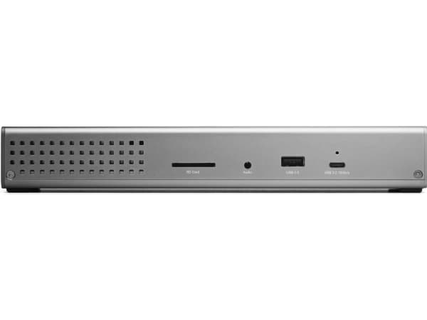 OWC THUNDERBOLT GO DOCK, telakointi, Thunderbolt 4, 90 W, 2500 Mbit/s, Grå, SD