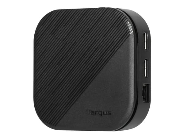 Targus USB-C Universal Dual HD Docking Station with 80W PD Pass-Thru - Dockningsstation - USB-C 3.2 Gen 2 - 2 x HDMI - 1GbE - TAA-kompatibel