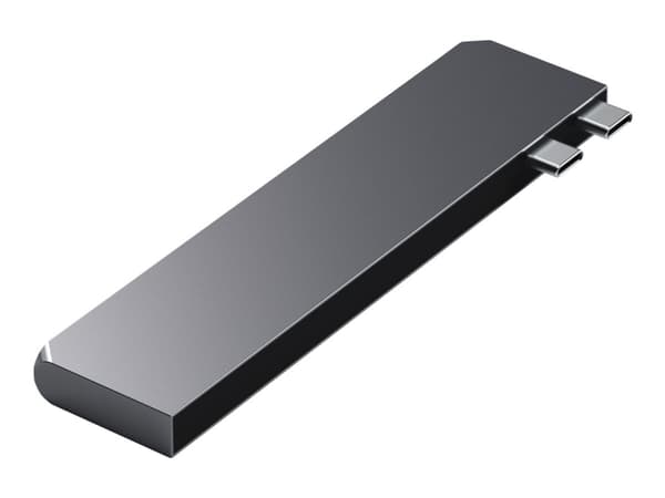 Satechi ST-HUCPHSM, Telakointi, USB 3.2 Gen 2 (3.1 Gen 2) Type-C, 100 W, 1.4/2.3, Harmaa, Space Gray