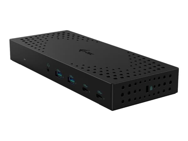 i-Tec - Telakointiasema - USB-C / USB4 / USB 3.0 Thunderbolt 3 / Thunderbolt 4 - 3 x HDMI, 2 x DP - GigE - 160 Watt - Europa - Suomi