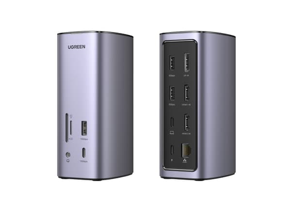 Ugreen - Dokkingstasjon - USB-C - HDMI - 1GbE