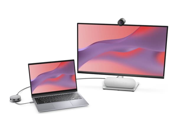 Dell 6-in-1 Multiport Adapter DA305 - Dockningsstation - USB-C - HDMI, DP, USB-C - 1GbE