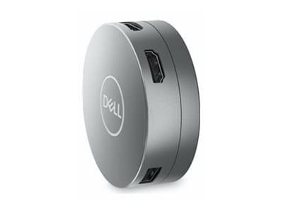 Dell 6-in-1 Multiport Adapter DA305 - Dockningsstation - USB-C - HDMI, DP, USB-C - 1GbE
