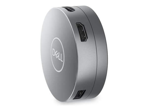 Dell 6-in-1 Multiport Adapter DA305 - Dockningsstation - USB-C - HDMI, DP, USB-C - 1GbE
