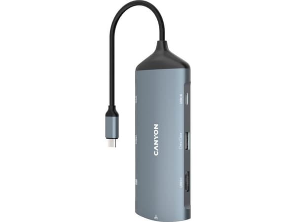 Canyon DS-15 - Telakointiasema - USB-C - 8-paikkainen - HDMI - GigE