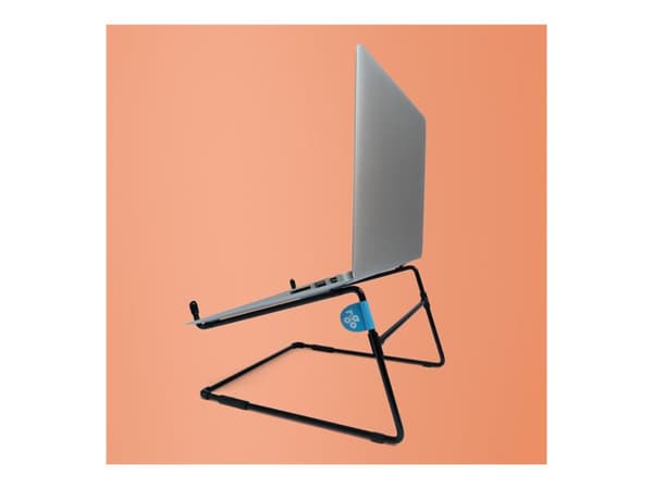 R-Go Laptop stand Steel Office - Notebookstativ - 5kg load capacity - 10" - 22" - svart