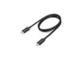 Miniatyrbild 3 av 5: Lenovo - Thunderbolt-kabel - 24 pin USB-C (hane) till 24 pin USB-C (hane) - Thunderbolt 4 - 70 cm - 8K60Hz stöd, 4K60Hz stöd - svart