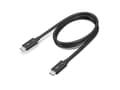Miniatyrbild 2 av 5: Lenovo - Thunderbolt-kabel - 24 pin USB-C (hane) till 24 pin USB-C (hane) - Thunderbolt 4 - 70 cm - 8K60Hz stöd, 4K60Hz stöd - svart