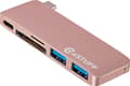 Miniatyrbild 3 av 3: eSTUFF Allure Series - Hubb - 2 x SuperSpeed USB 3.0 x USB-C - skrivbordsmodell