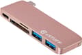 Miniatyrbild 2 av 3: eSTUFF Allure Series - Hubb - 2 x SuperSpeed USB 3.0 x USB-C - skrivbordsmodell