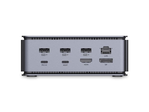 Lindy DST-Pro USB4, Telakointi, USB4, 100 W, 3,5 mm, 1000 Mbit/s, Antrasiitti