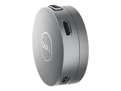 Dell Mobile Adapter DA310 - Flerportsadapter - USB-C - VGA, HDMI, DP, USB-C - 1GbE