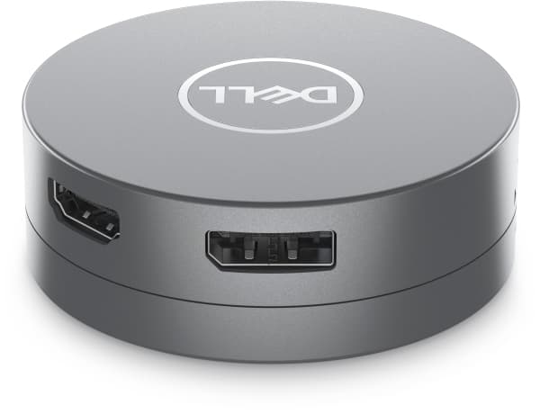 Dell 6-in-1 Multiport Adapter DA305 - Dockningsstation - USB-C - HDMI, DP, USB-C - 1GbE - för Inspiron 13 53XX, 14 54XX, 14 7420; Vostro 5620, 7620;