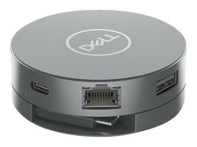 Dell 6-in-1 Multiport Adapter DA305 - Dockningsstation - USB-C - HDMI, DP, USB-C - 1GbE - för Inspiron 13 53XX, 14 54XX, 14 7420; Vostro 5620, 7620;