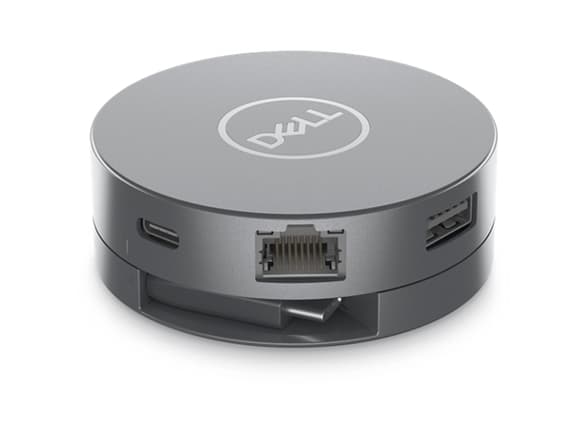 Dell 6-in-1 Multiport Adapter DA305 - Dockningsstation - USB-C - HDMI, DP, USB-C - 1GbE - för Inspiron 13 53XX, 14 54XX, 14 7420; Vostro 5620, 7620;