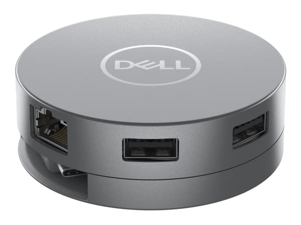 Dell 6-in-1 Multiport Adapter DA305 - Dockningsstation - USB-C - HDMI, DP, USB-C - 1GbE - för Inspiron 13 53XX, 14 54XX, 14 7420; Vostro 5620, 7620;