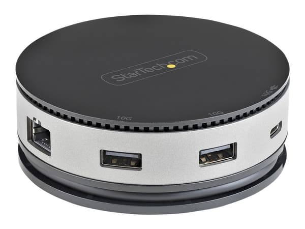 StarTech USB HUB Startech DKT31CHDVCM USB HUB Musta